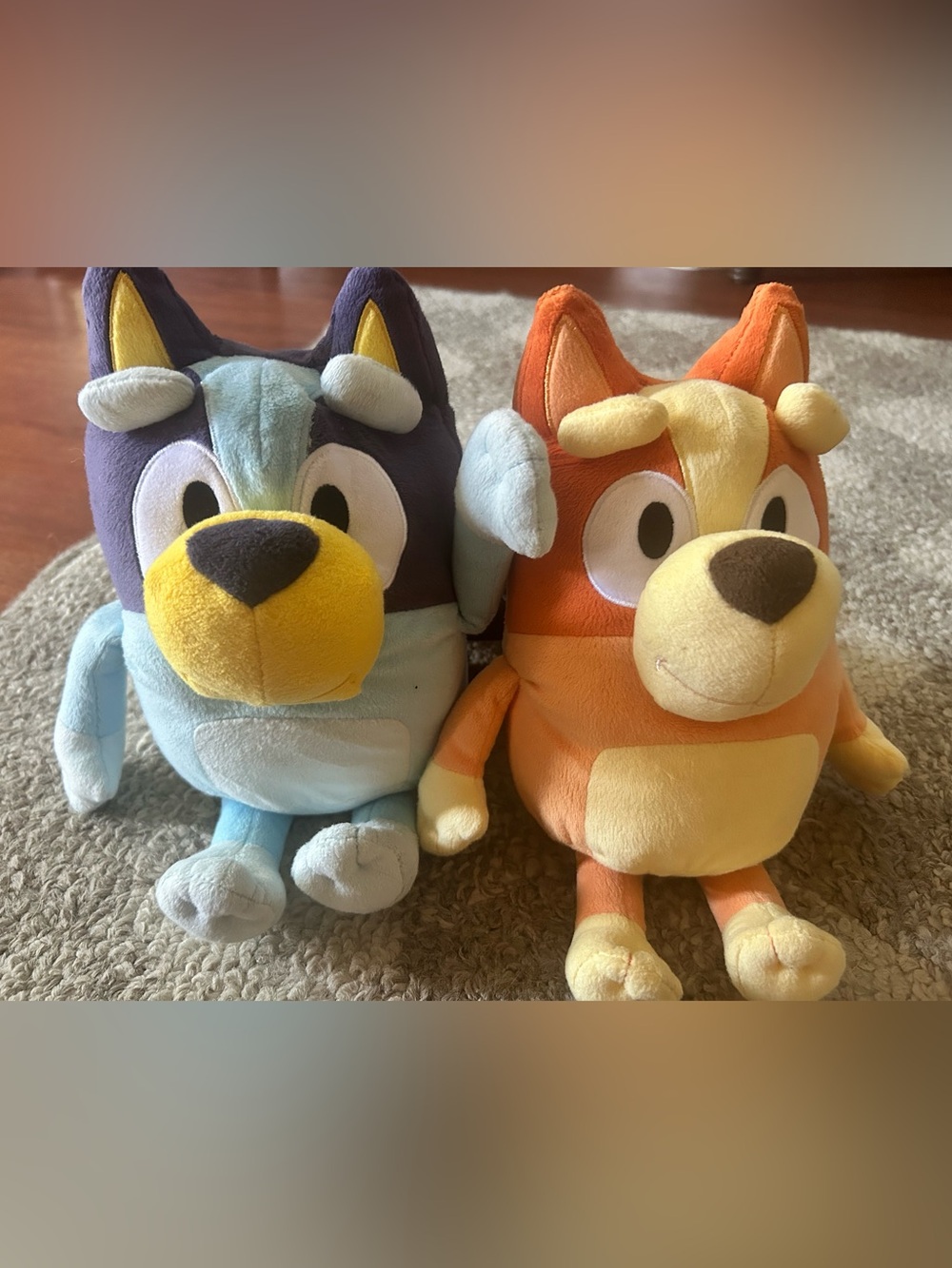 Bluey and Bingo talking plush toys 9”